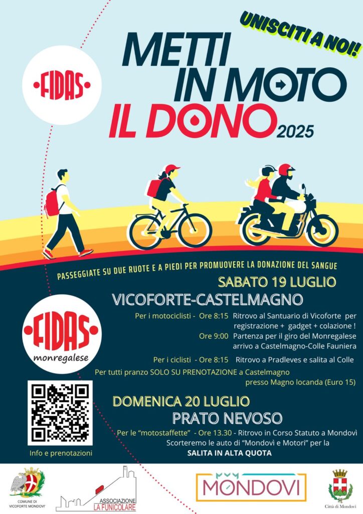 Locandina Metti in Moto il Dono 2025